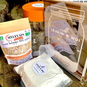 La Box Kit Levain & farine - Box Starter Kit demarrage levain