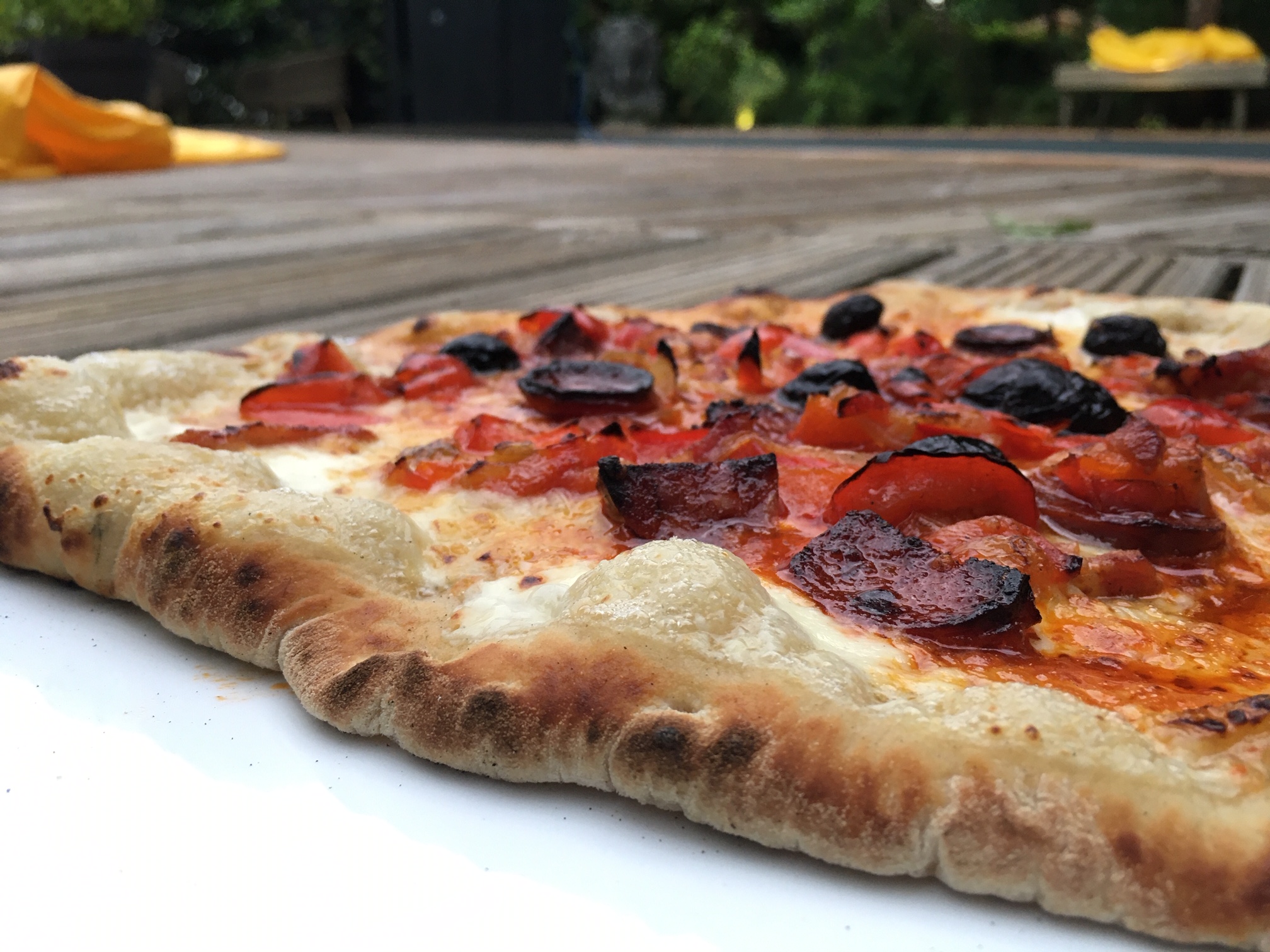 Plaque de pizza pré poussé pour professionnels